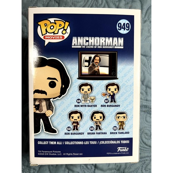 Funko Pop! Anchorman Scented Brian Fantana SDCC Exclusive Sticker - Picture 3 of 7